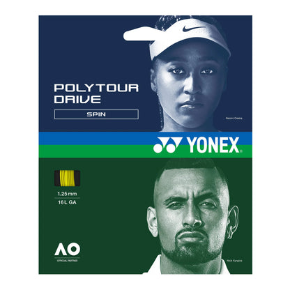 Cuerda Yonex Poly Tour Drive Amarillo 1.25 - 12m