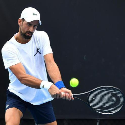 Polera Lacoste Novak Djokovic Blanca