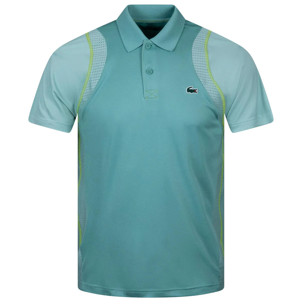 Polera Lacoste Polo Ultra Dry Turquesa