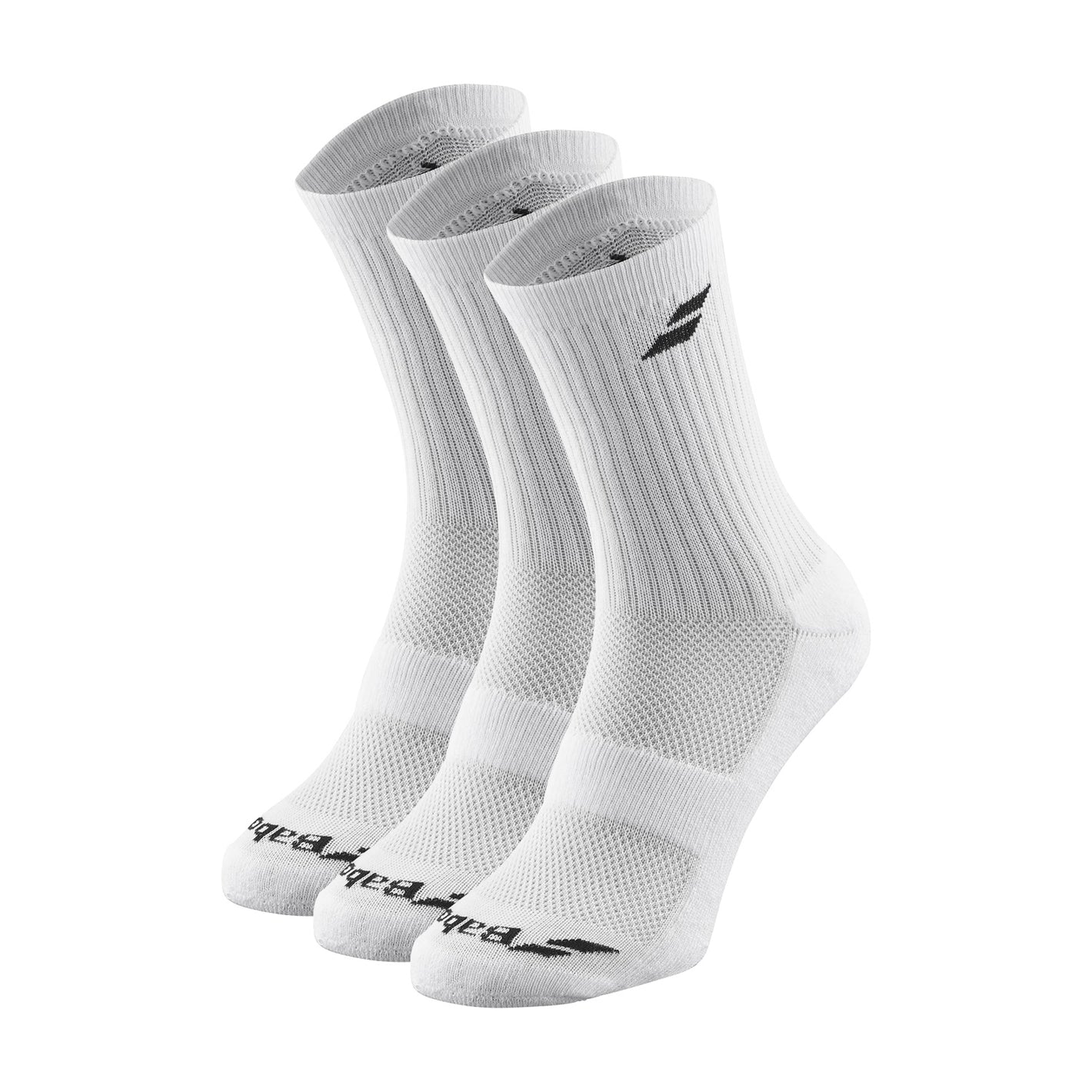 Calcetin Babolat Largo Blanco - 3 Pares