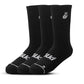 Calcetin Tilki Comfort Negro/Naranjo Pack X3