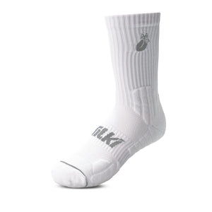 Calcetin Tilki Crew D4 Lehinde Blanco/Gris