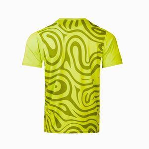 Polera Tilki Full Print Pro Lehinde Amarillo Fluor
