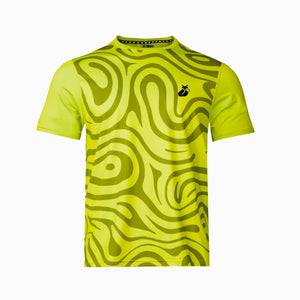 Polera Tilki Full Print Pro Lehinde Amarillo Fluor
