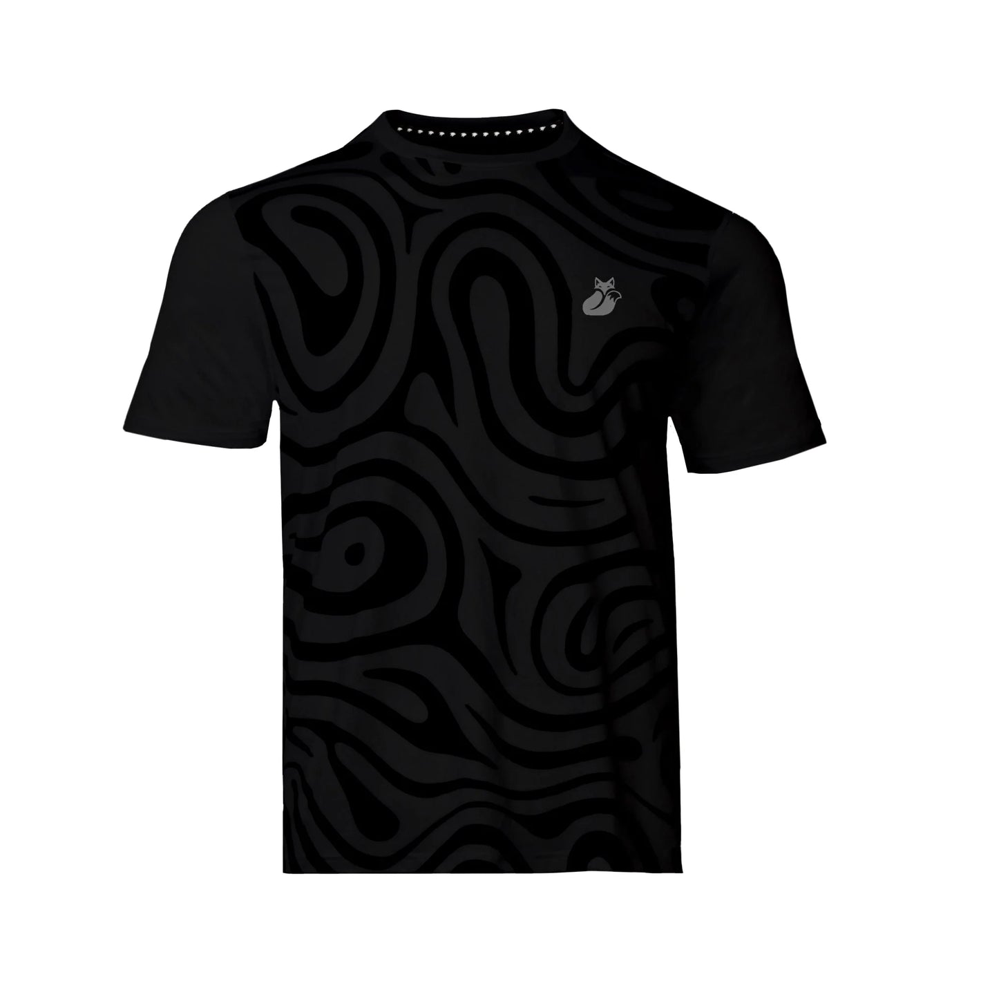 Polera Tilki Full Print Pro Lehinde Negra
