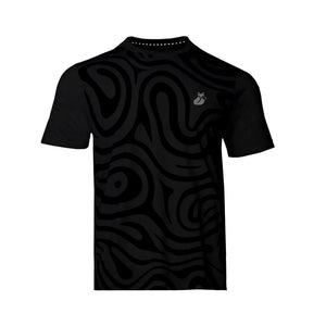 Polera Tilki Full Print Pro Lehinde Negra