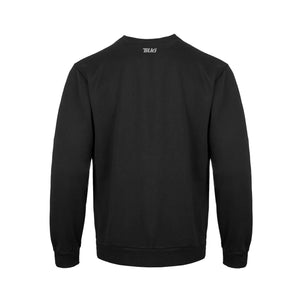 Poleron Tilki Crew Neck Agir Lehinde Negro/Gris