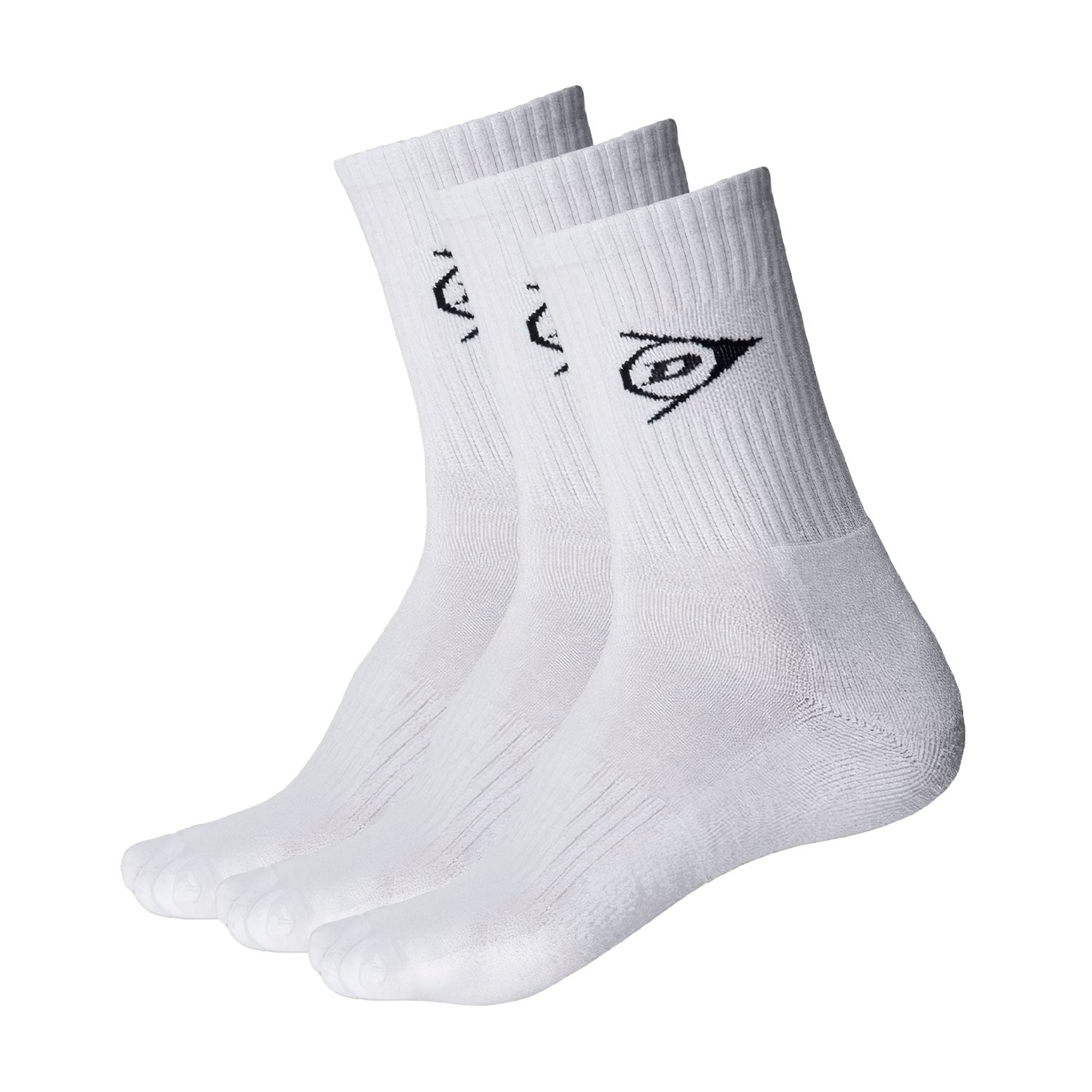 Calcetin Dunlop Crew Blanco X3