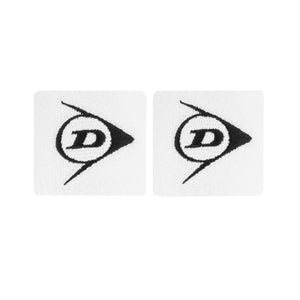Muñequera Dunlop Corta Blanca X2