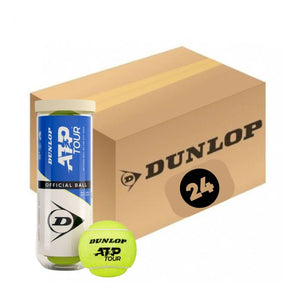 Caja de Pelotas de Tenis Dunlop ATP X3 - 24 Tarros