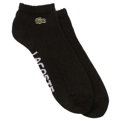 Calcetin Lacoste Sport Corto Negro X2