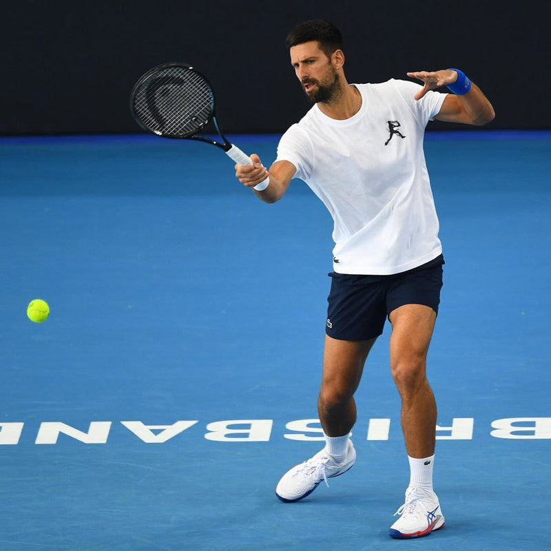 Polera Lacoste Novak Djokovic Blanca