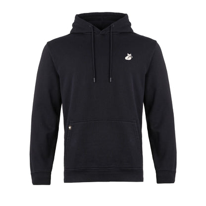 Poleron Tilki Hoodie Agir Fox Lehinde Azul Marino
