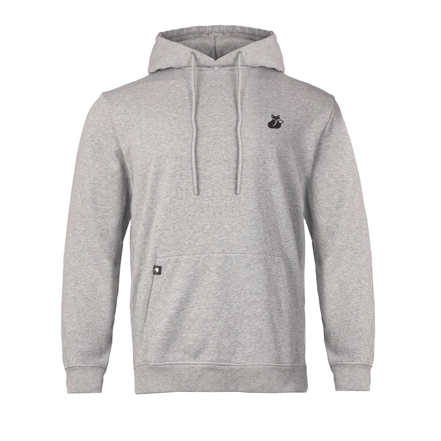 Poleron Tilki Hoodie Agir Fox Lehinde Gris