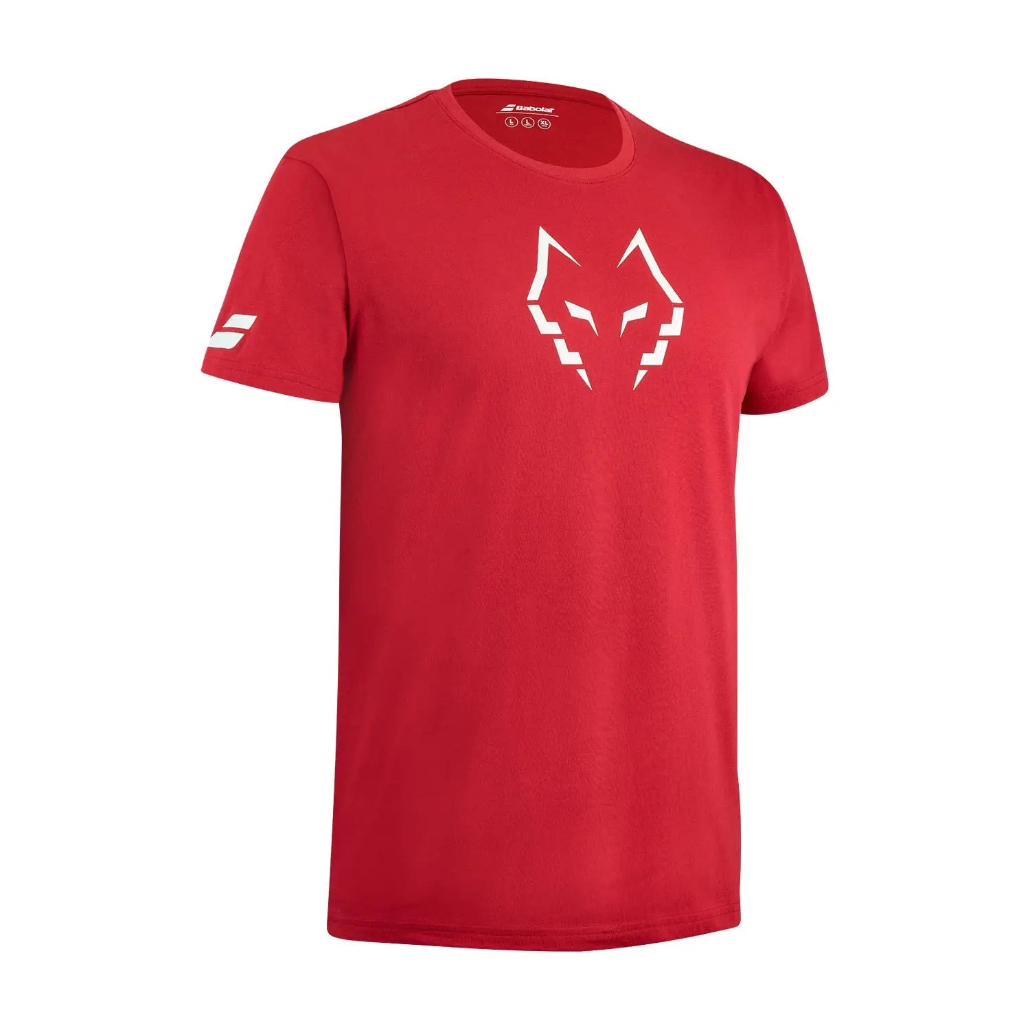 Polera Babolat Padel Cotton Juan Lebron Roja