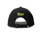 Gorro Tilki Sport Pro Fox Lehinde Negro/Amarillo Fluor