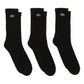 Calcetin Lacoste Sport Negro X3