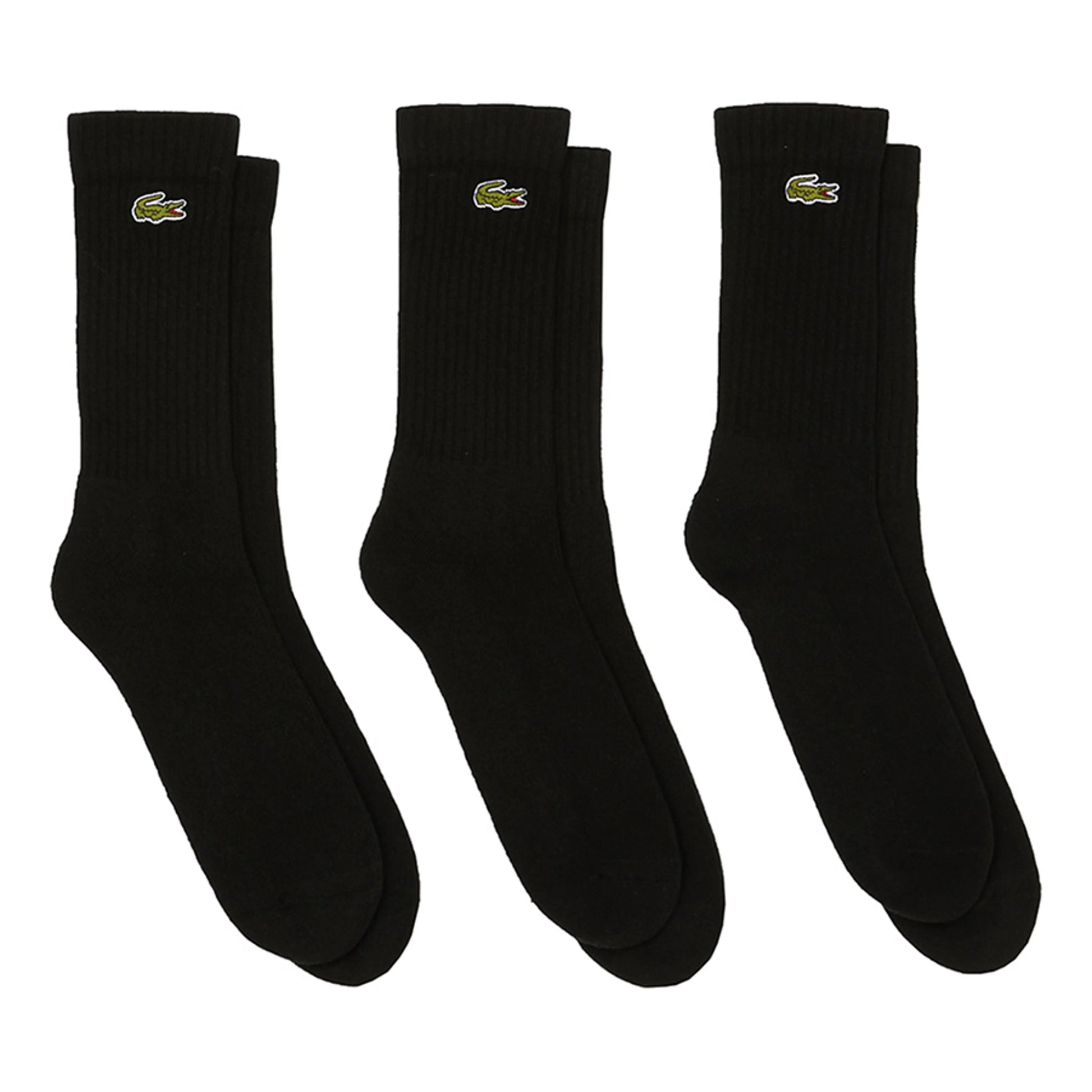 Calcetin Lacoste Sport Negro X3