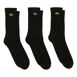 Calcetin Lacoste Sport Negro X3