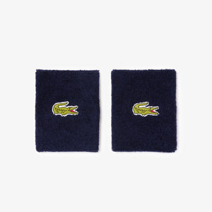 Muñequera Lacoste Sport Azul Marino X2