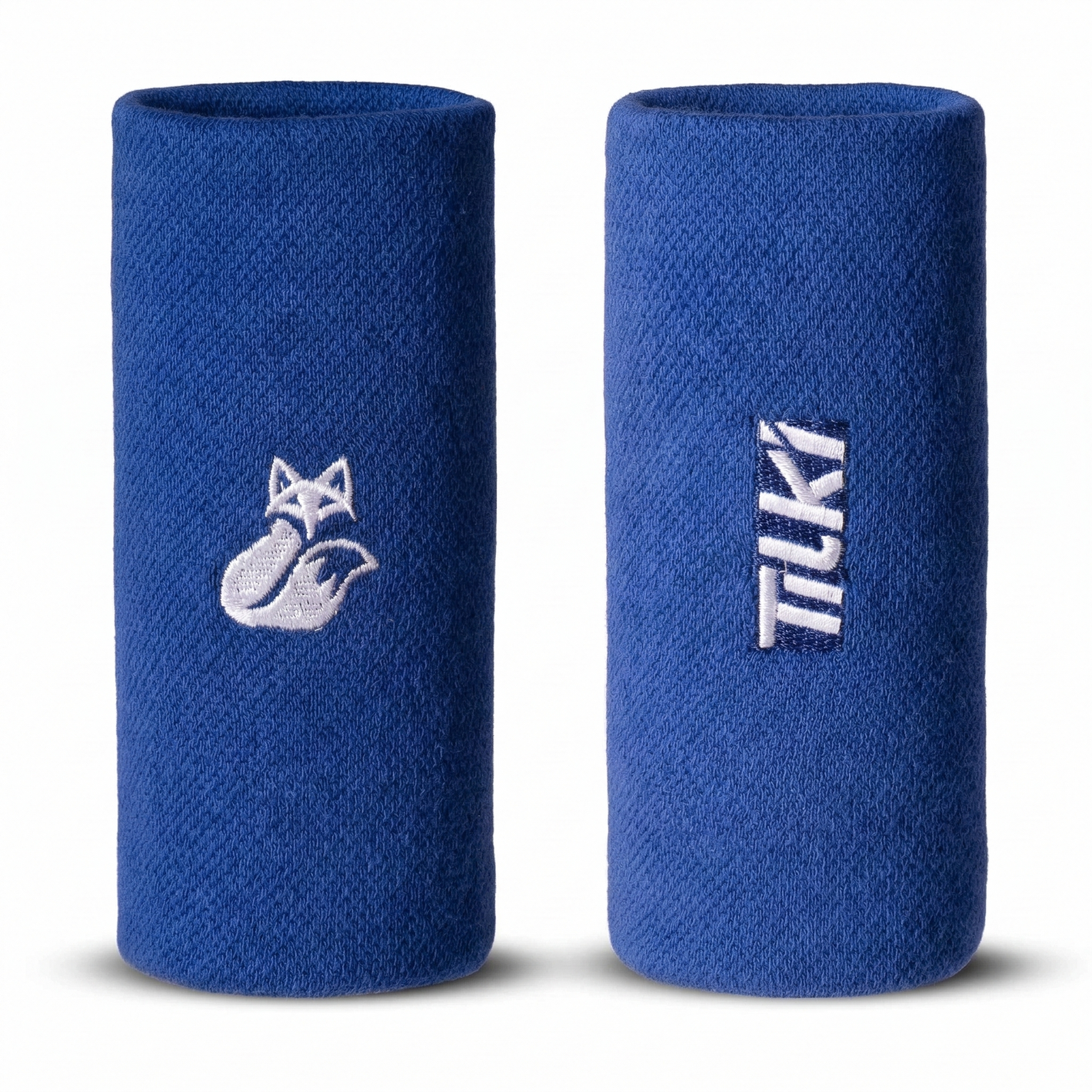 Muñequera Tilki Larga XL Terry Azul X2