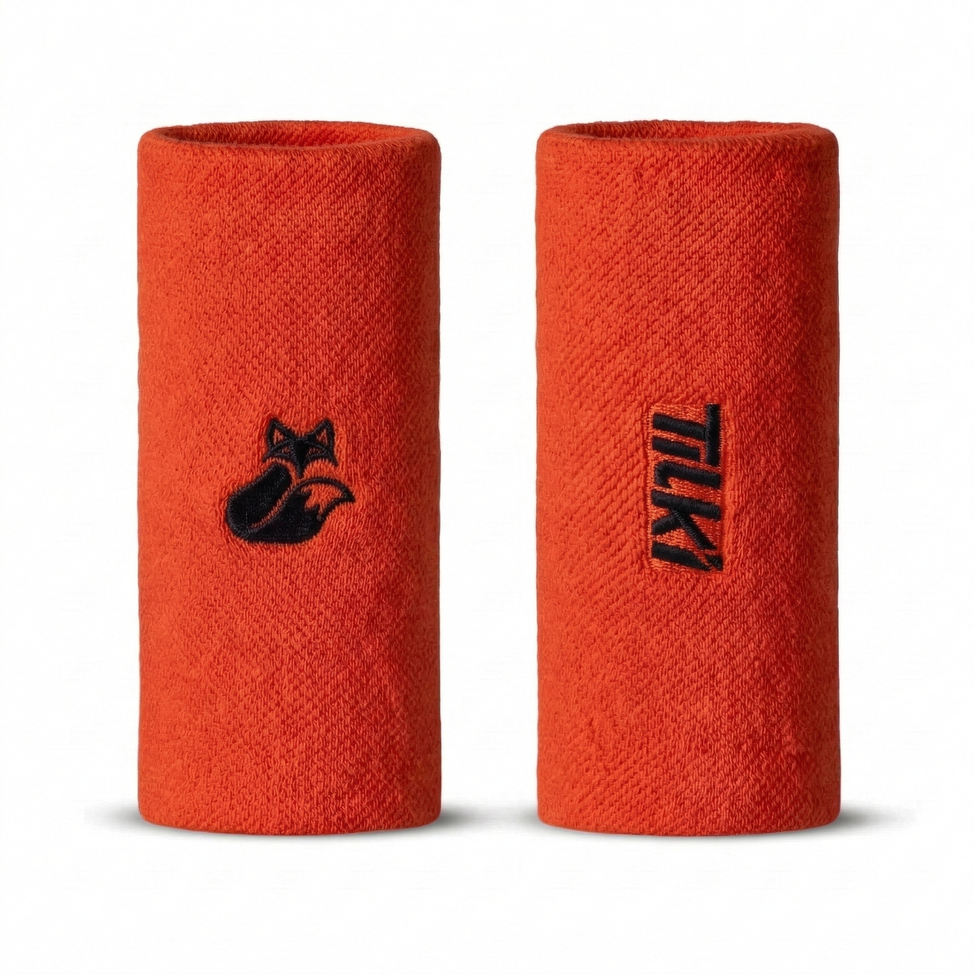 Muñequera Tilki Larga XL Terry Naranja X2