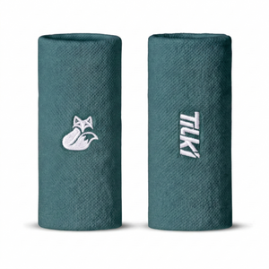 Muñequera Tilki Larga XL Terry Petroleo X2