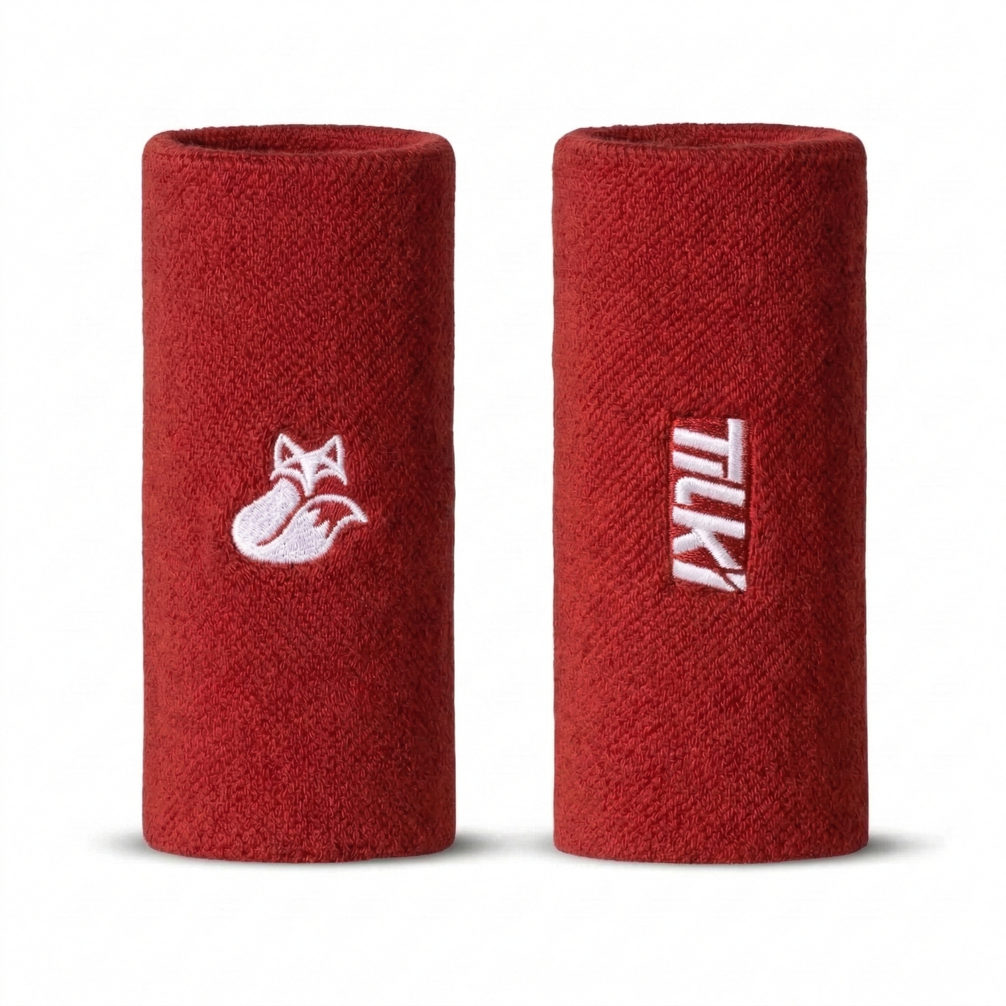 Muñequera Tilki Larga XL Terry Roja X2