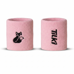 Muñequera Tilki Corta Pro Terry Lehinde Rosa X2