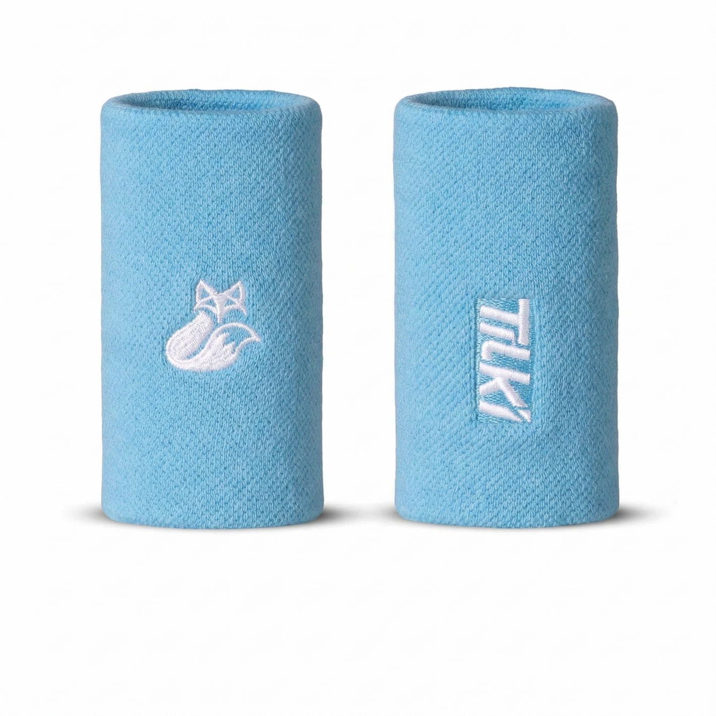 Muñequera Tilki Larga Pro Terry Celeste X2