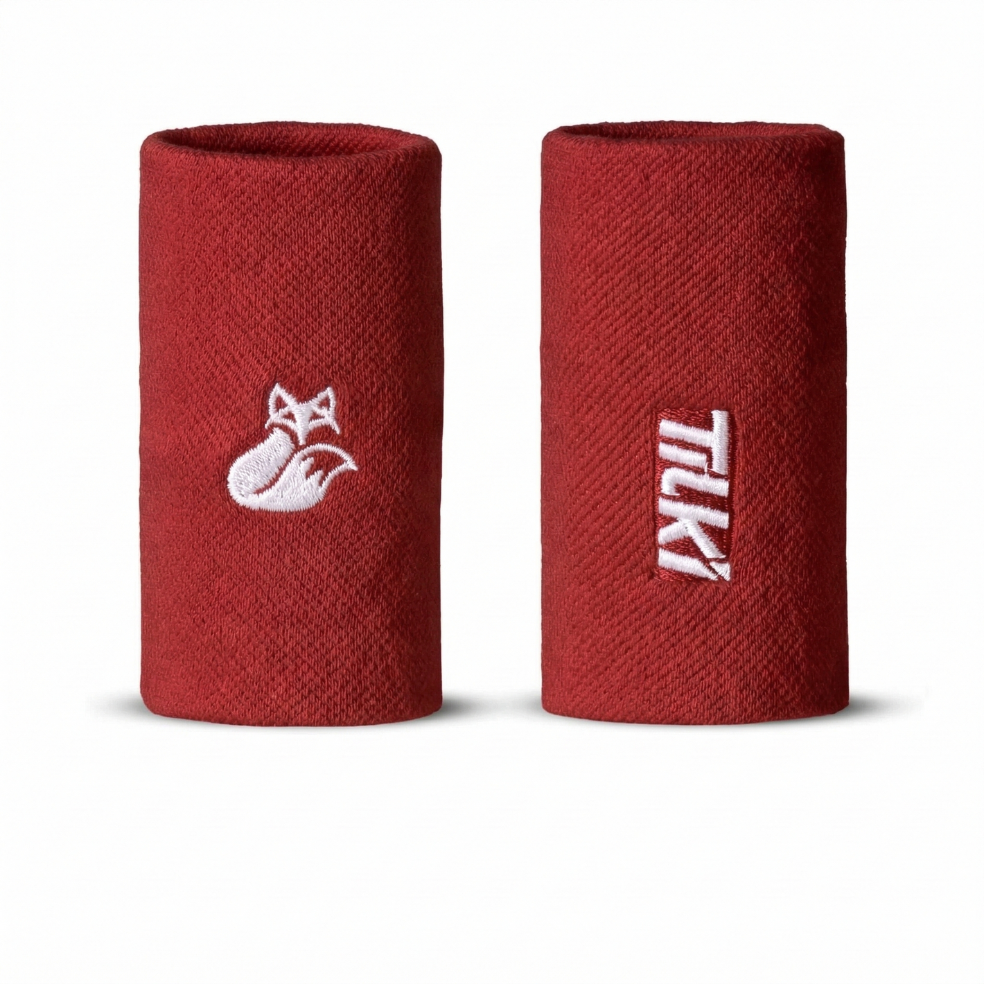 Muñequera Tilki Larga Pro Terry Roja X2