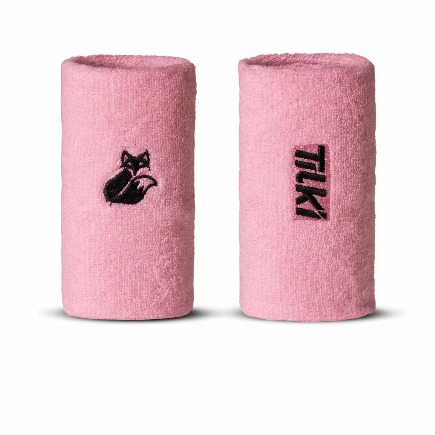 Muñequera Tilki Larga Terry Lehinde Rosa X2
