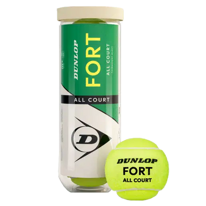 Tarro de Pelotas de Tenis Dunlop Fort All Court X3
