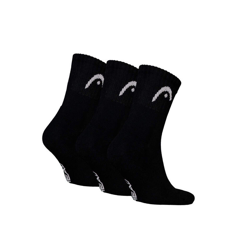 Calcetin Head Club Crew Negro X3