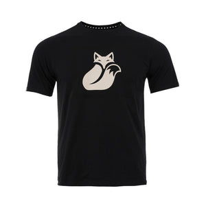 Polera Tilki Cotton Big Logo Negra/Blanca