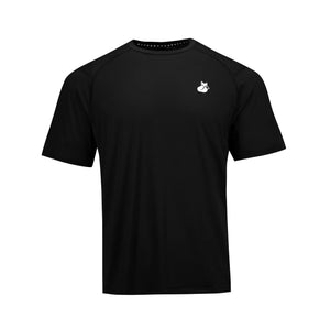 Polera Tilki Mix/Mesh Pro Lehinde Negro/Blanco