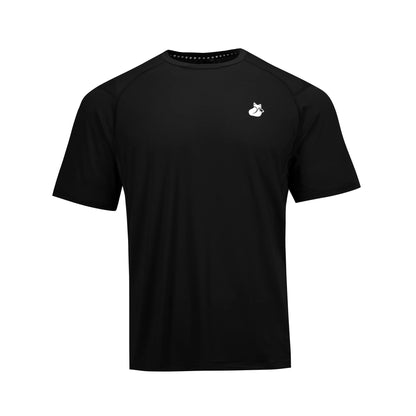 Polera Tilki Mix/Mesh Pro Lehinde Negro/Blanco