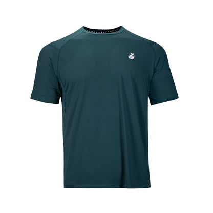 Polera Tilki Mix/Mesh Pro Lehinde Petroleo