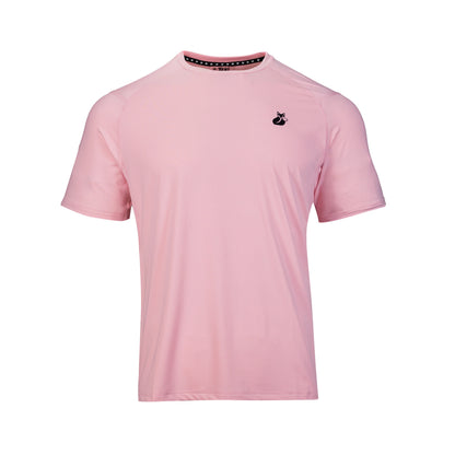 Polera Tilki Mix/Mesh Pro Lehinde Rosa/Negro