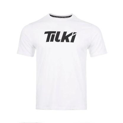 Polera Tilki Cotton Big Logo Tilki Blanco/Negro