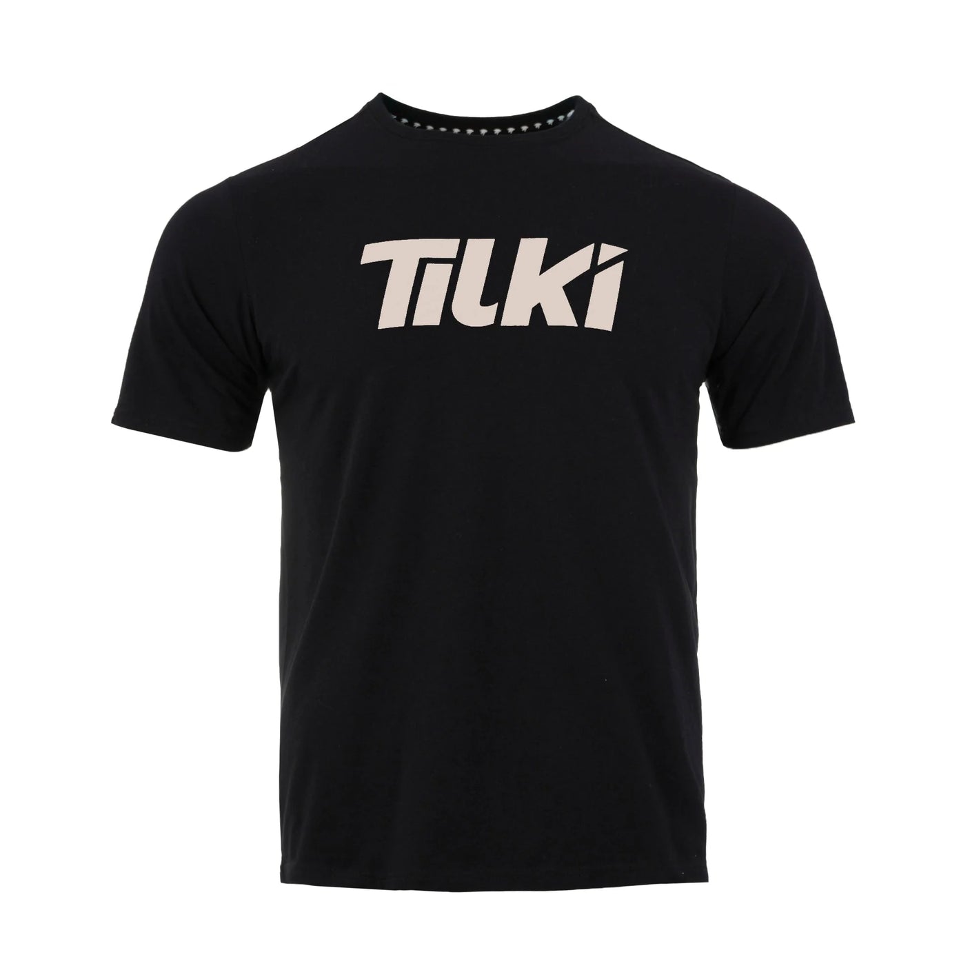 Polera Tilki Cotton Big Logo Tilki Negro/Beige