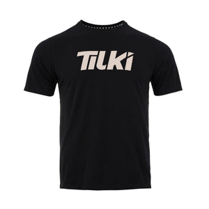 Polera Tilki Cotton Big Logo Tilki Negro/Beige