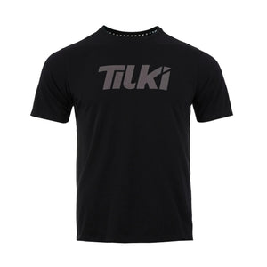 Polera Tilki Cotton Big Logo Tilki Negro/Gris