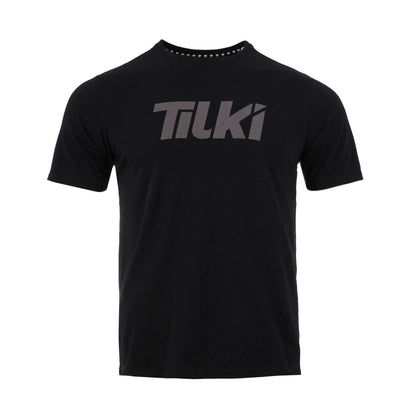 Polera Tilki Cotton Big Logo Tilki Negro/Gris