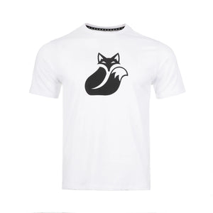 Polera Tilki Cotton Fox Big Logo Blanca/Negra