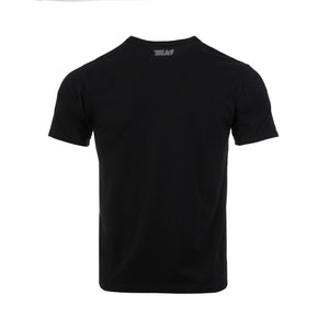 Polera Tilki Cotton Mix Big Logo Negra/Gris