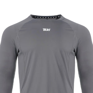 Polera Tilki Manga Larga Poly Lehinde Gris