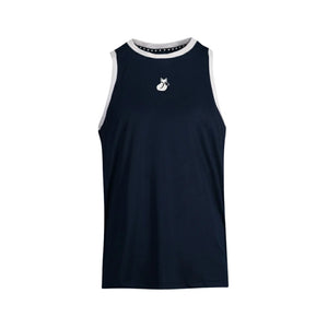 Polera Tilki Tank Mesh Lehinde Azul/Blanco