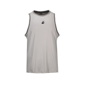 Polera Tilki Tank Mesh Lehinde Gris/Gris Oscuro