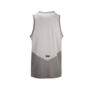 Polera Tilki Tank Mesh Lehinde Gris/Gris Oscuro